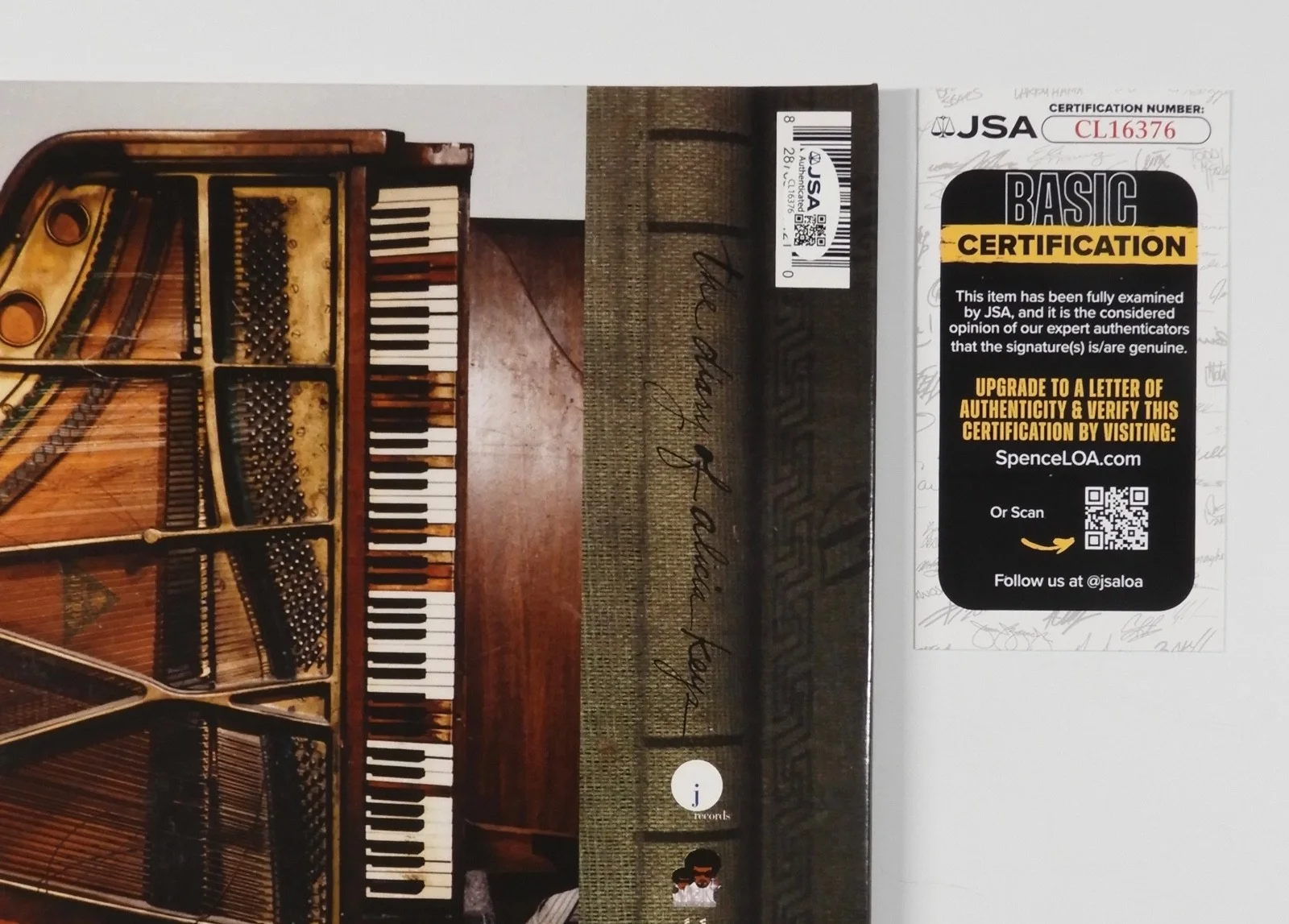 Alicia Keys JSA Signed Autograph Record Album Vinyl The Diary Of, изображение 3