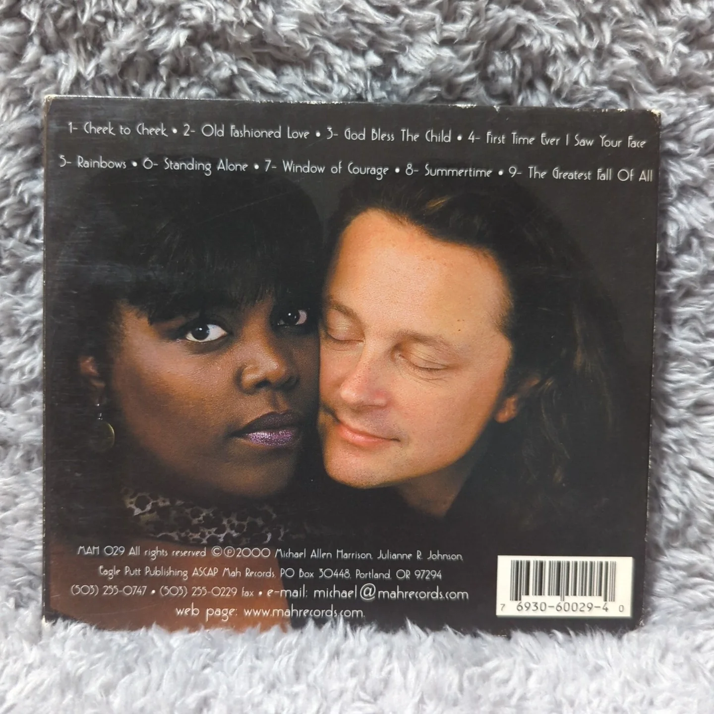 CHEEK TO CHEEK MICHAEL HARRISON & JULIANNE JOHNSON AUTOGRAPH, image 2