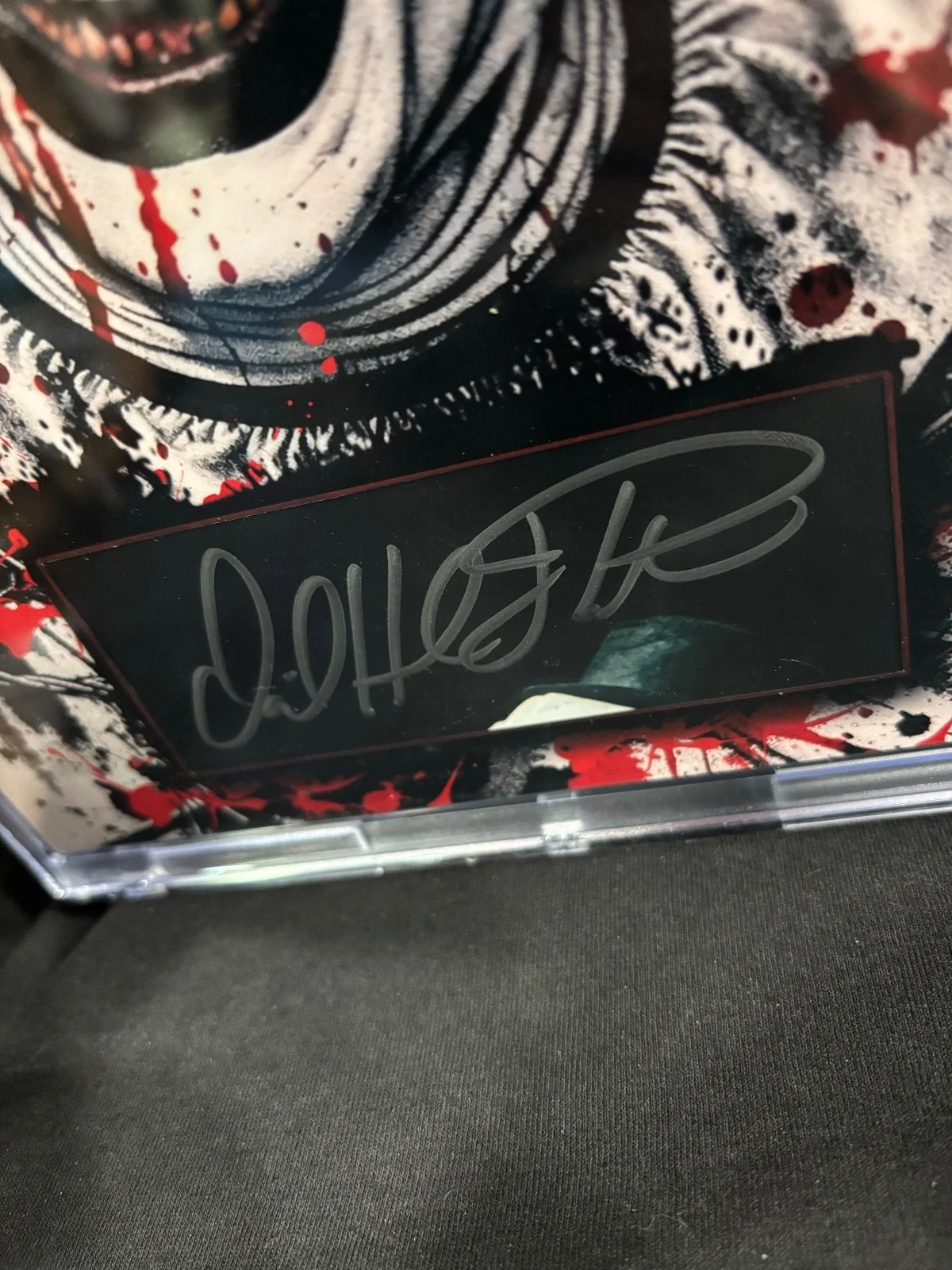 David Howard Thornton, Samantha Scaffidi, Daniel Roebuck — Art the Clown Autograph – David Howard Thornton – 1/1 Cut Signature 8x10 COA, image 3