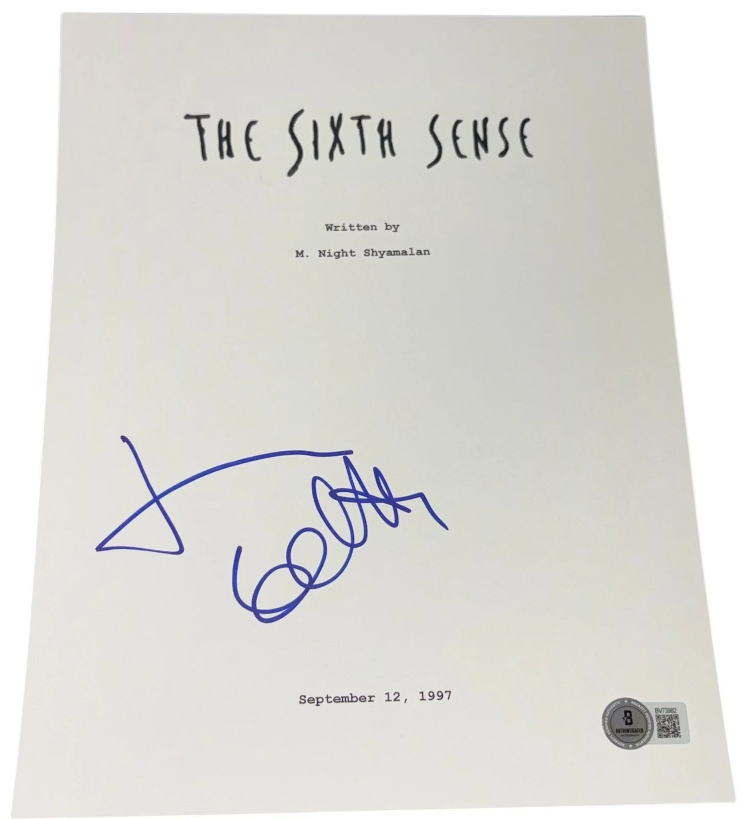Toni Collette — Toni Collette Signed Autograph The Sixth Sense Movie Script Screenplay Beckett