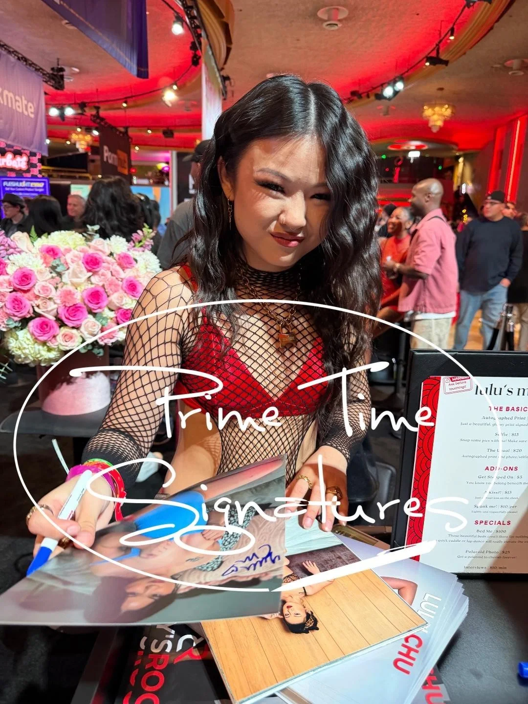Lulu Chu — Hot Sexy Lulu Chu Signed 8x10 Photo Adult Star Autograph Beckett Hologram, изображение 2