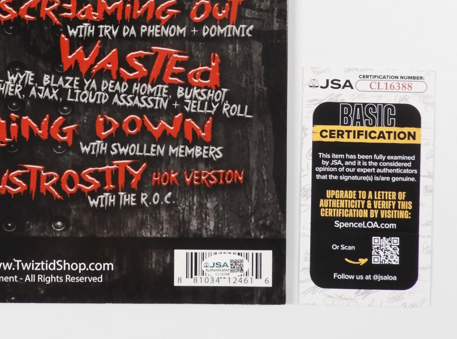 Twiztid JSA Signed Autograph Record Album Vinyl A New Nightmare, изображение 4