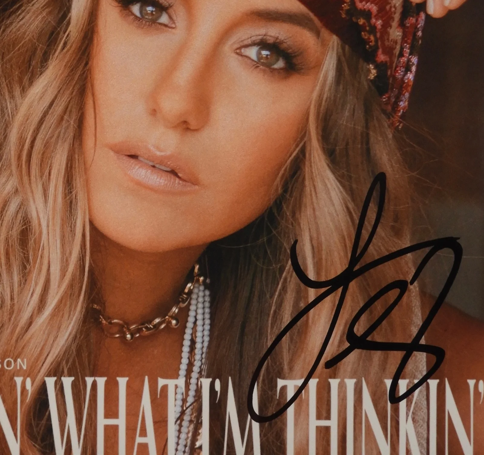 Lainey Wilson JSA Signed Autograph Album Record Vinyl Sayin' What I'm Thinkin', image 2