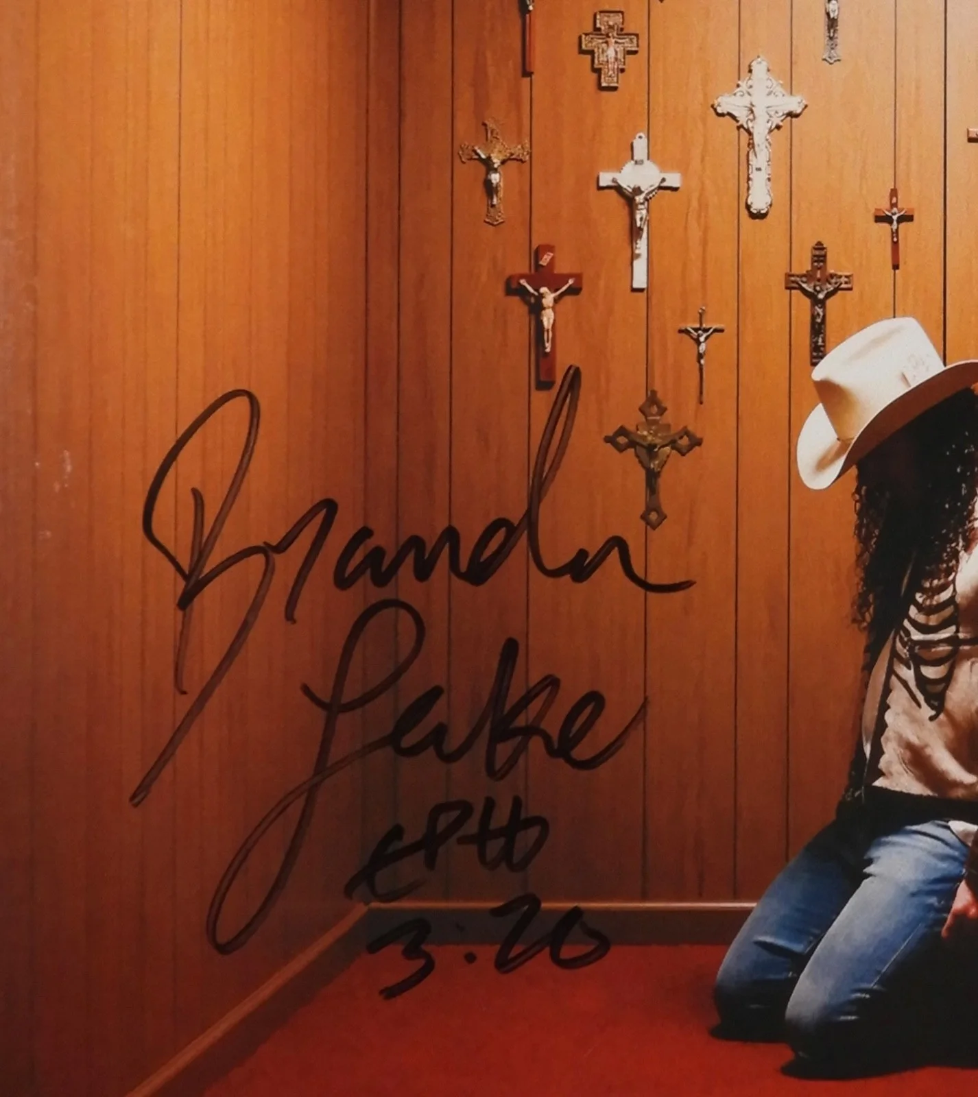 Brandon Lake JSA Signed Autograph Album Record Vinyl King Of Hearts, изображение 2