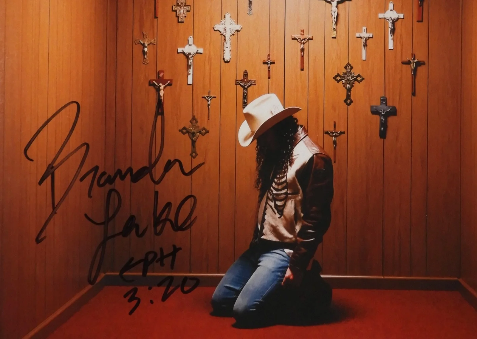 Brandon Lake JSA Signed Autograph Album Record Vinyl King Of Hearts, изображение 2