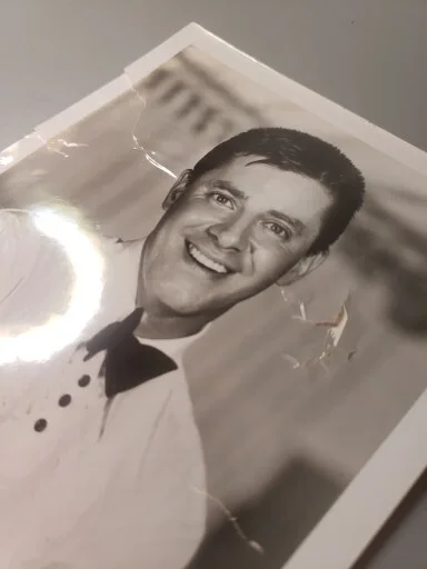 Jerry Lewis Autographed 5x7 Photo Damaged, изображение 3