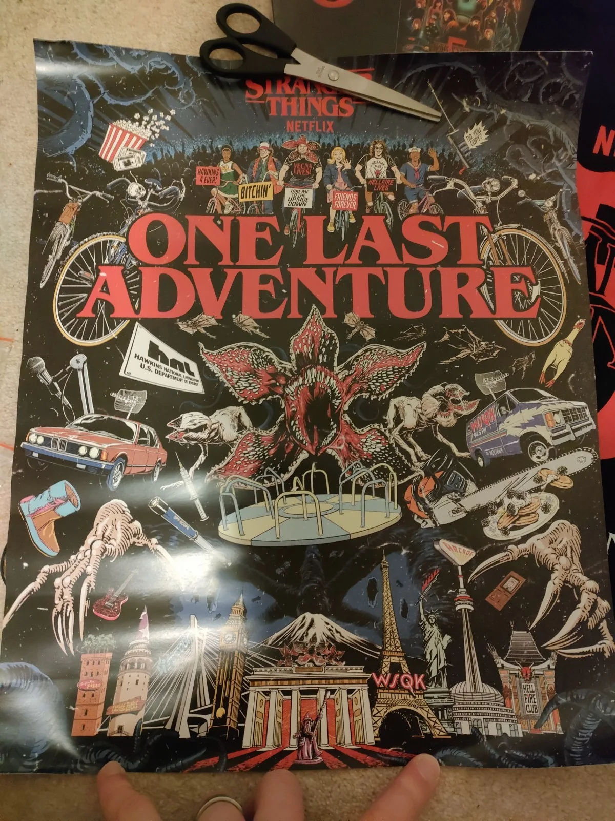 Stranger Things 5 Premiere Goody Swag Bag: Poster, Popcorn Box Bundle 2025, image 2