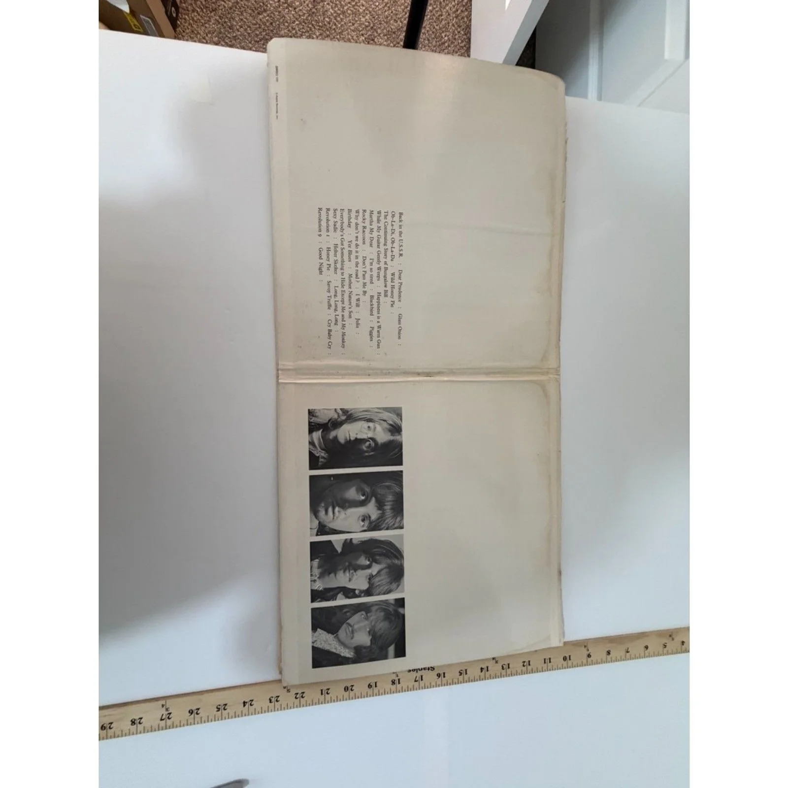 1968 Beatles White Album SWB) 101 Apple records inc, image 2