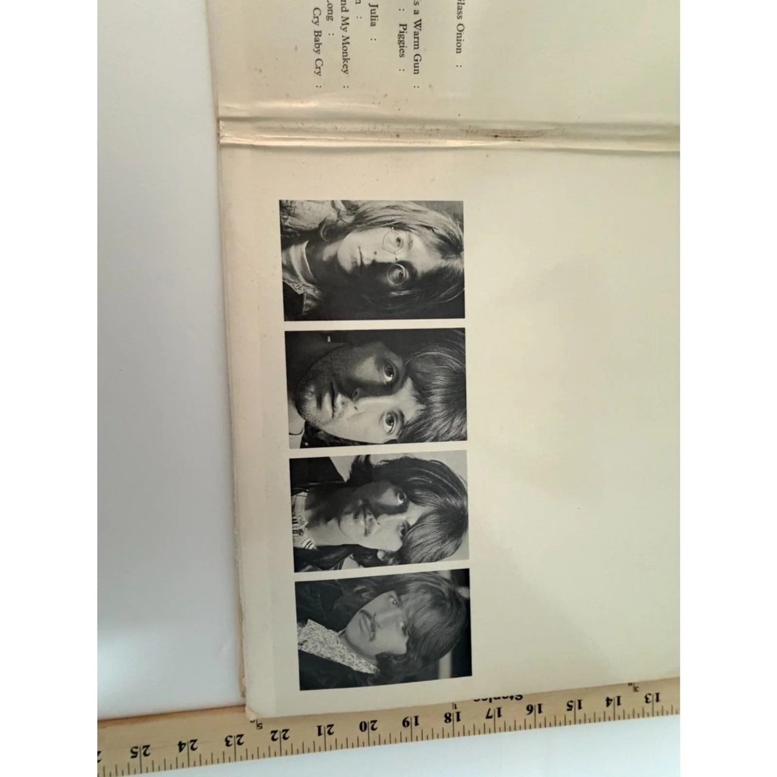 1968 Beatles White Album SWB) 101 Apple records inc, image 5
