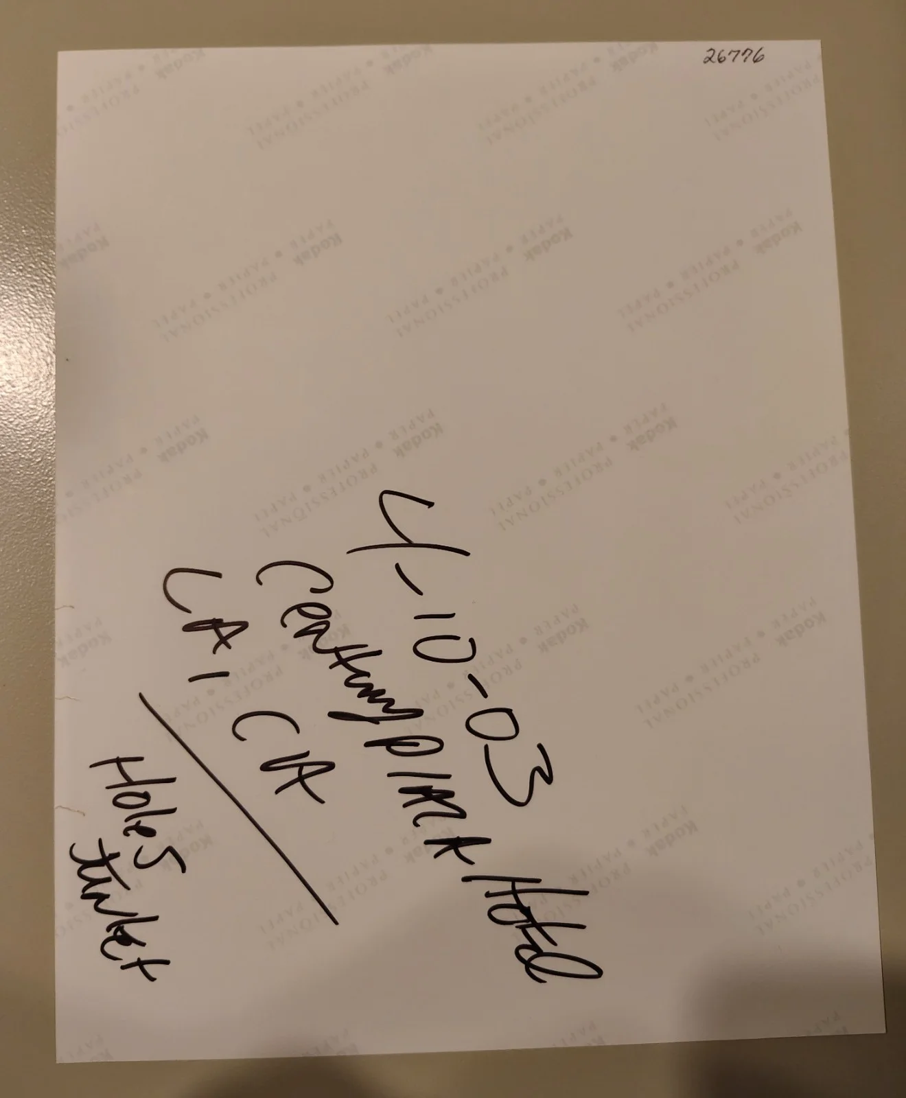 Jon Voight — Jon Voight Authentic Autographed 8x10 Photo Holes Junket Signed ⭐️PSA/JSA Ready⭐, image 3