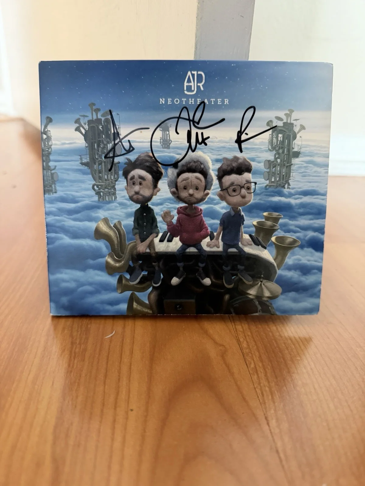 AJR NEOTHEATER Signed CD Autograph Entire Band, image 2