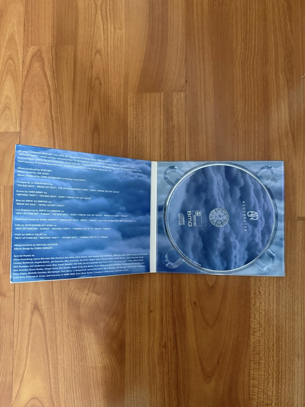 AJR NEOTHEATER Signed CD Autograph Entire Band, image 3