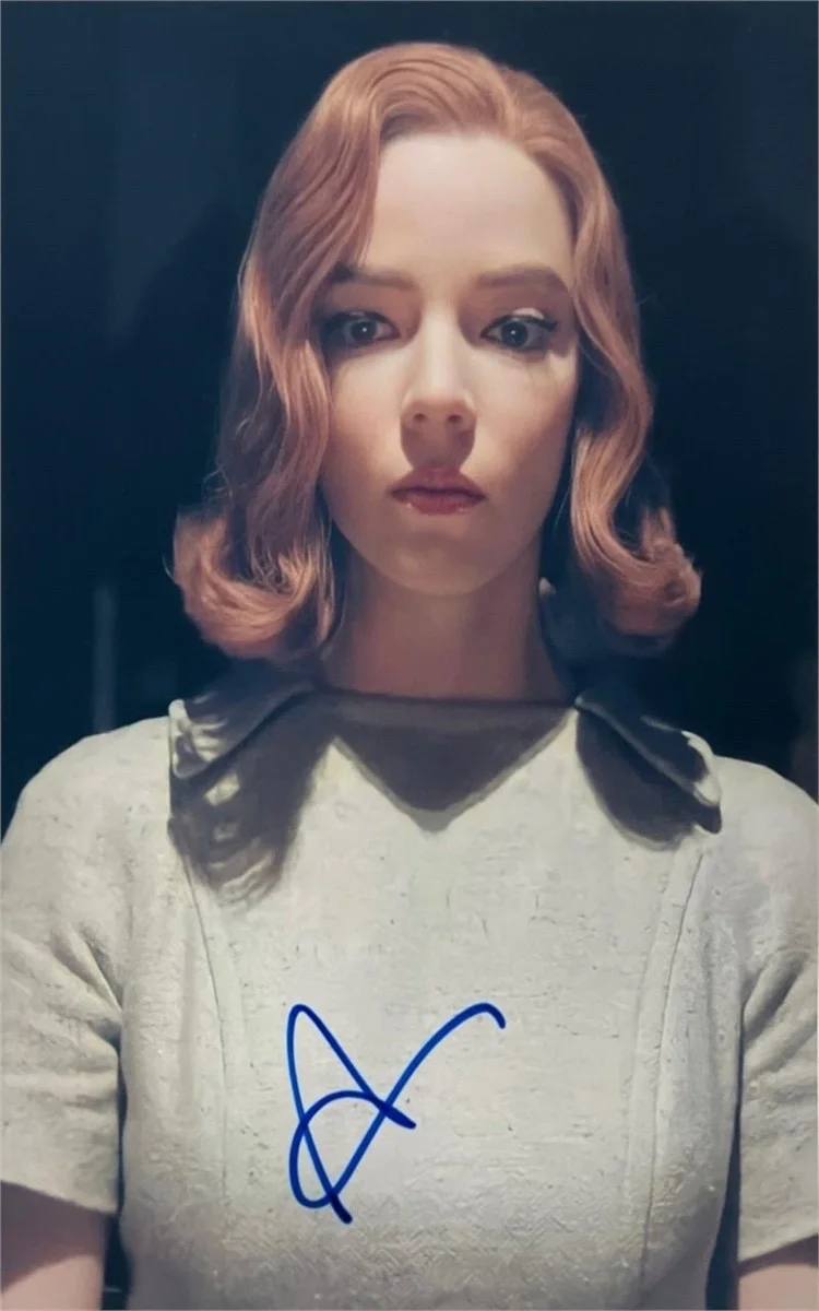 Anya Taylor-Joy — Anya Taylor-Joy Signed 8x11.5 Glamour Photo | Actress | The Queen’s Gambit | COA