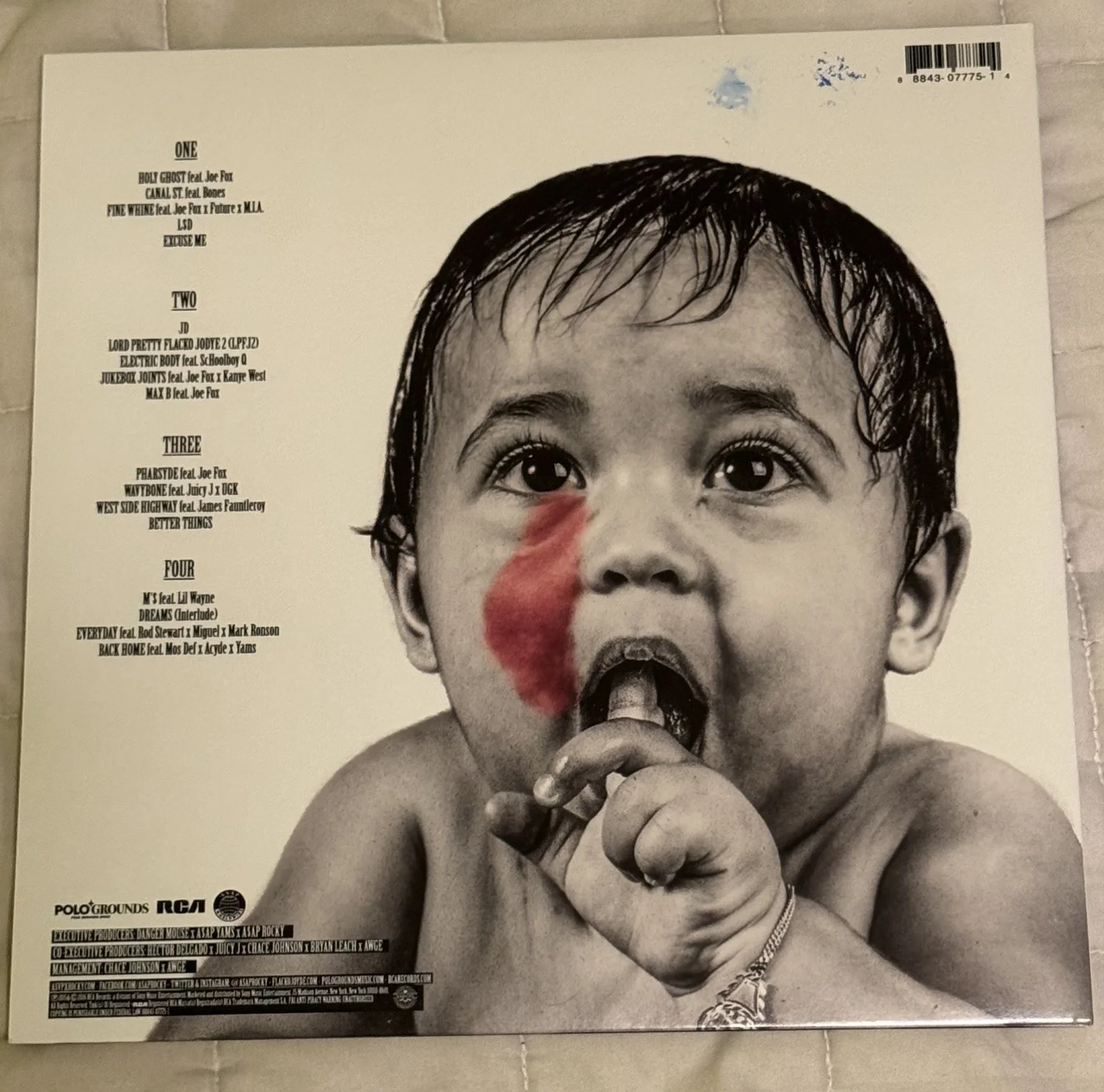ASAP ROCKY SIGNED AUTOGRAPHED AT LONG LAST A$AP ALBUM VINYL RIHANNA RARE, изображение 2