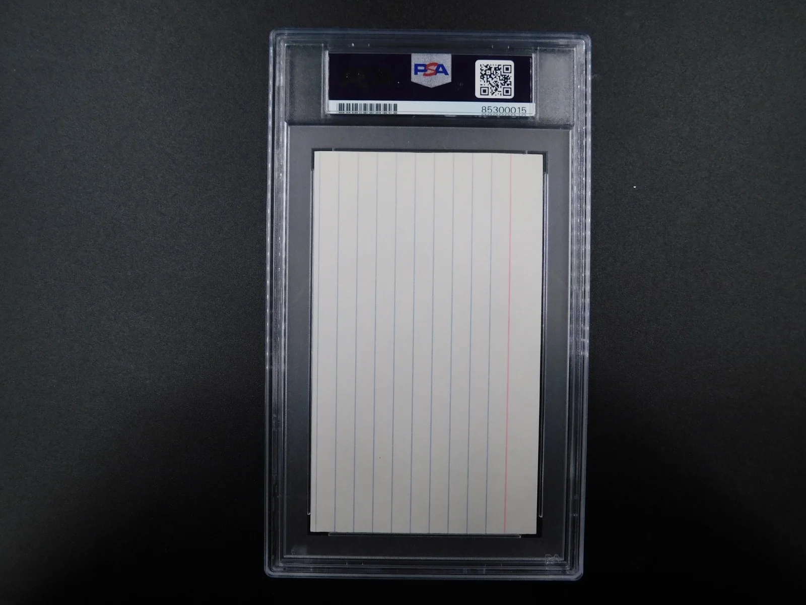 Jamie Lee Curtis — Jamie Lee Curtis Full Name Autographed 3x5 Index Card PSA Authenticated, image 2