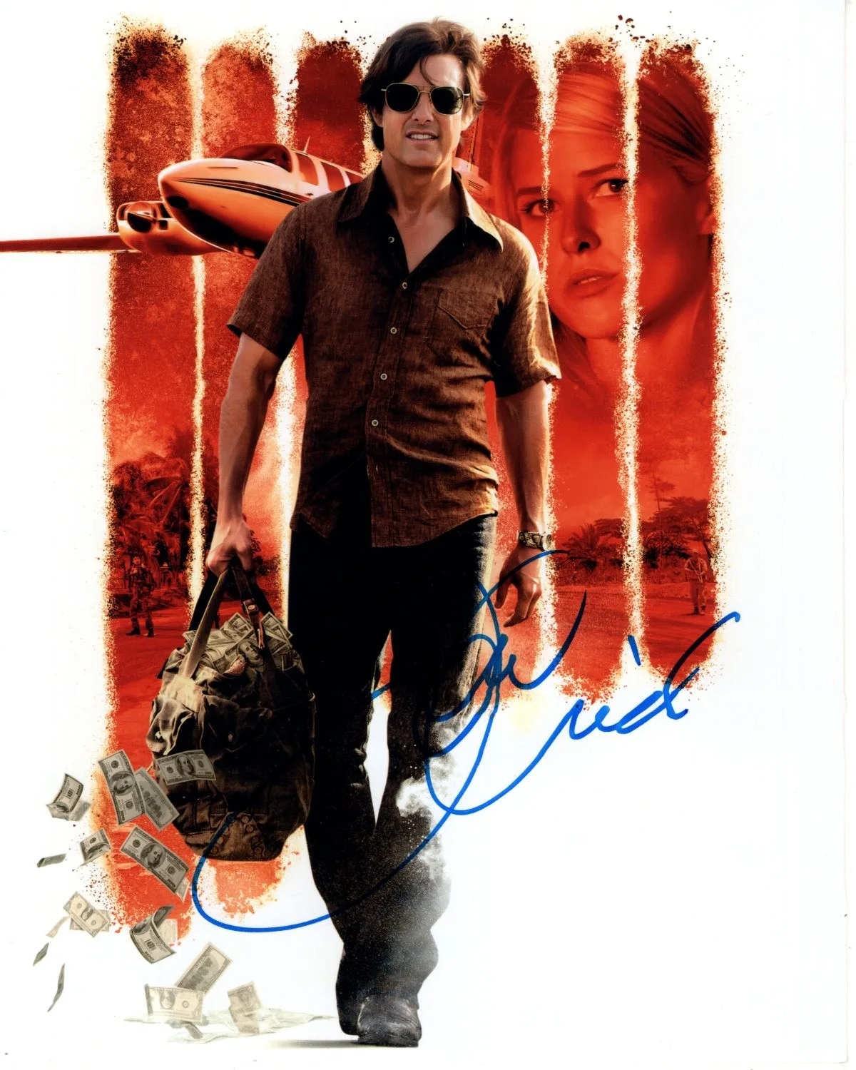 Tom Cruise — Tom Cruise signed autographed 8x10 American Made Barry Seal photograph COA