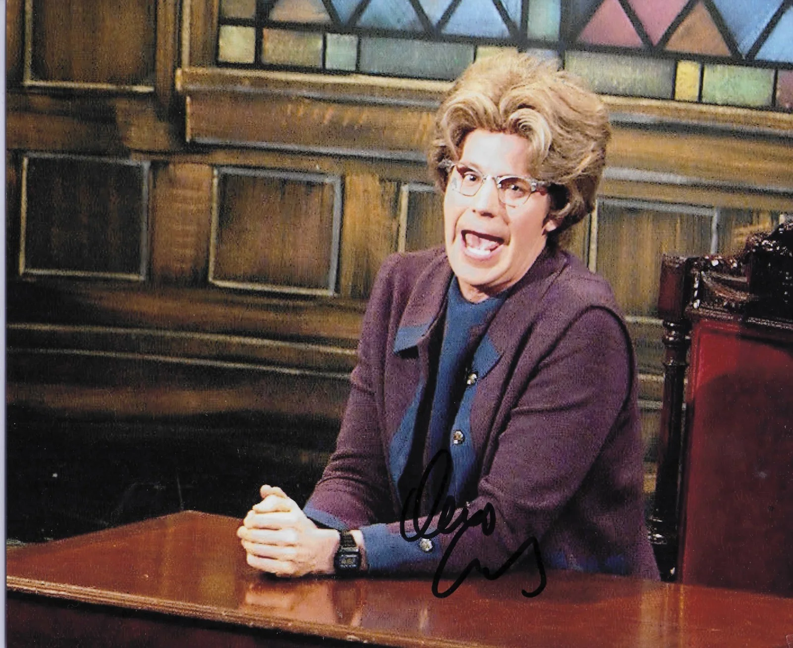 dana carvey, jane curtin — 2 pics Saturday Night Live DANA CARVEY & JANE CURTIN signed "in person" COA8x10, изображение 5