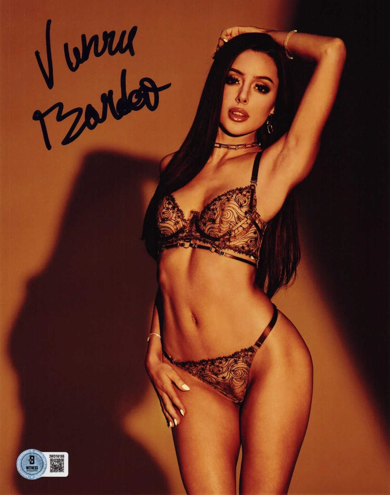 Vanna Bardot — Hot Sexy Vanna Bardot Signed 8x10 Photo Adult Star Autograph Beckett Hologram