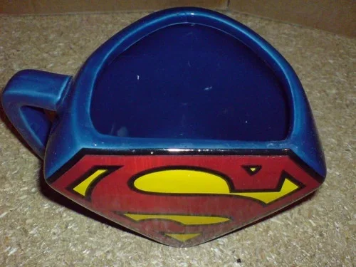 SUPERMAN SHAPED MUG BOXED NEW - VERSION #4, image 3