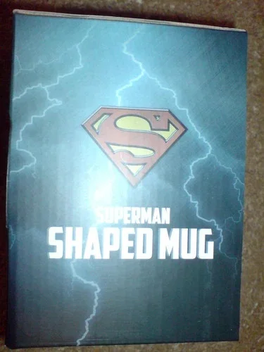 SUPERMAN SHAPED MUG BOXED NEW - VERSION #4, image 5