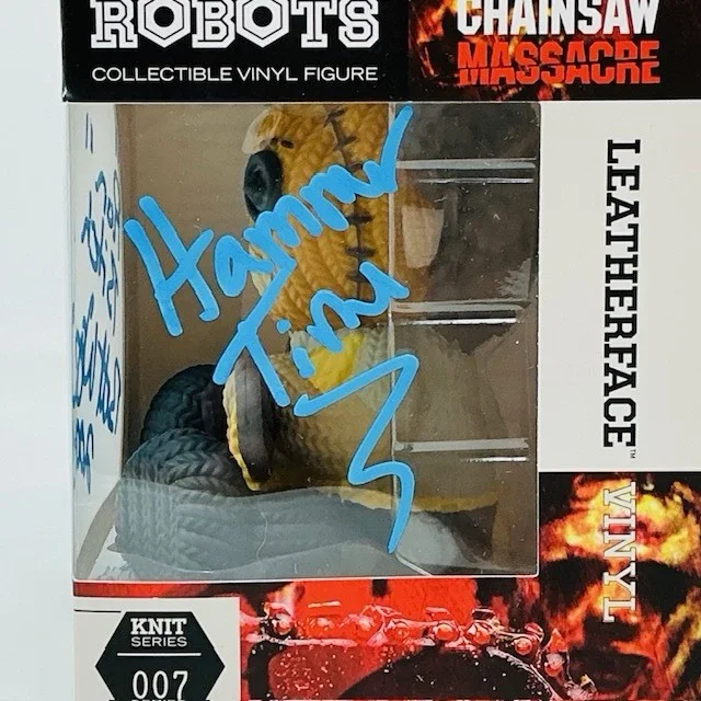 Brett Wagner Autographed Texas Chainsaw Massacre Leatherface Robots Figure OC, image 4