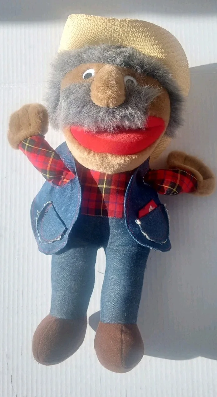 VINTAGE 1980S TV SHOW HEE HAW SHOTGUN RED PLUSH 16"- STEVE HALL, изображение 4