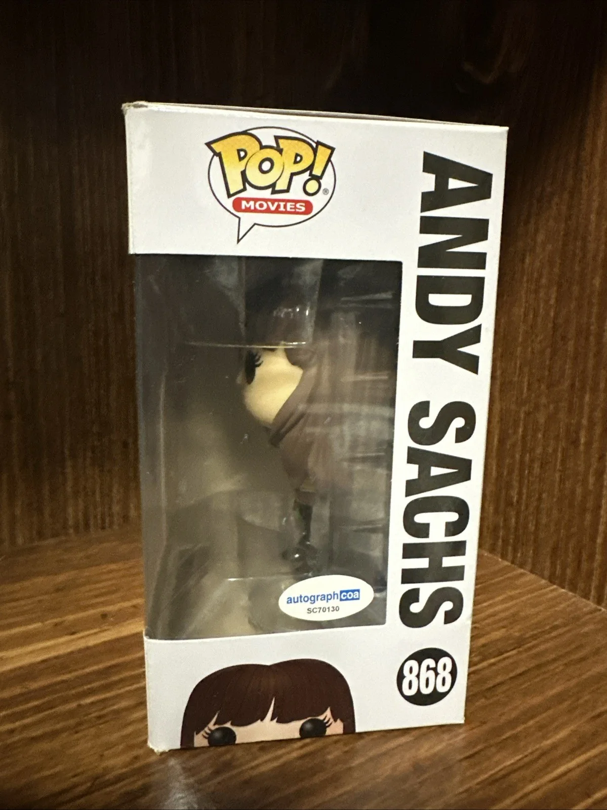 Anne Hathaway — Anne Hathaway Signed Andy Sachs Funko Devil Wears Prada 868, image 2