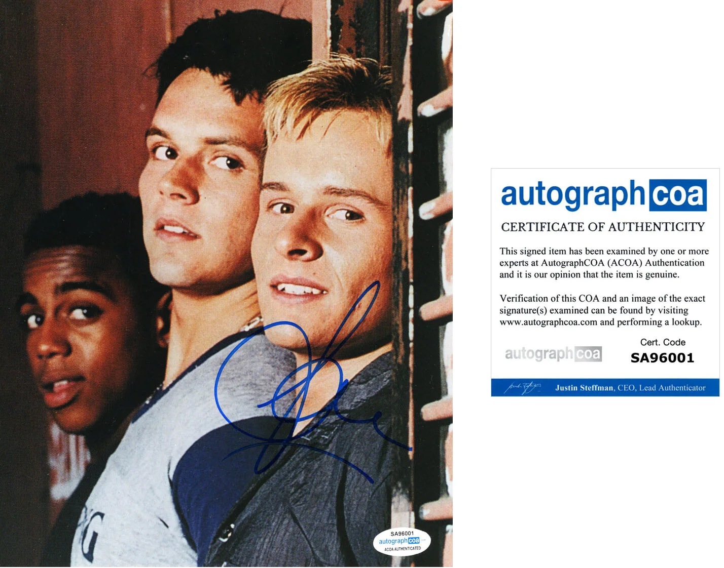 JON LEE — Jon Lee signed "S CLUB 7" 8x10 Photo Autographed S Club Party ACOA COA, изображение 3