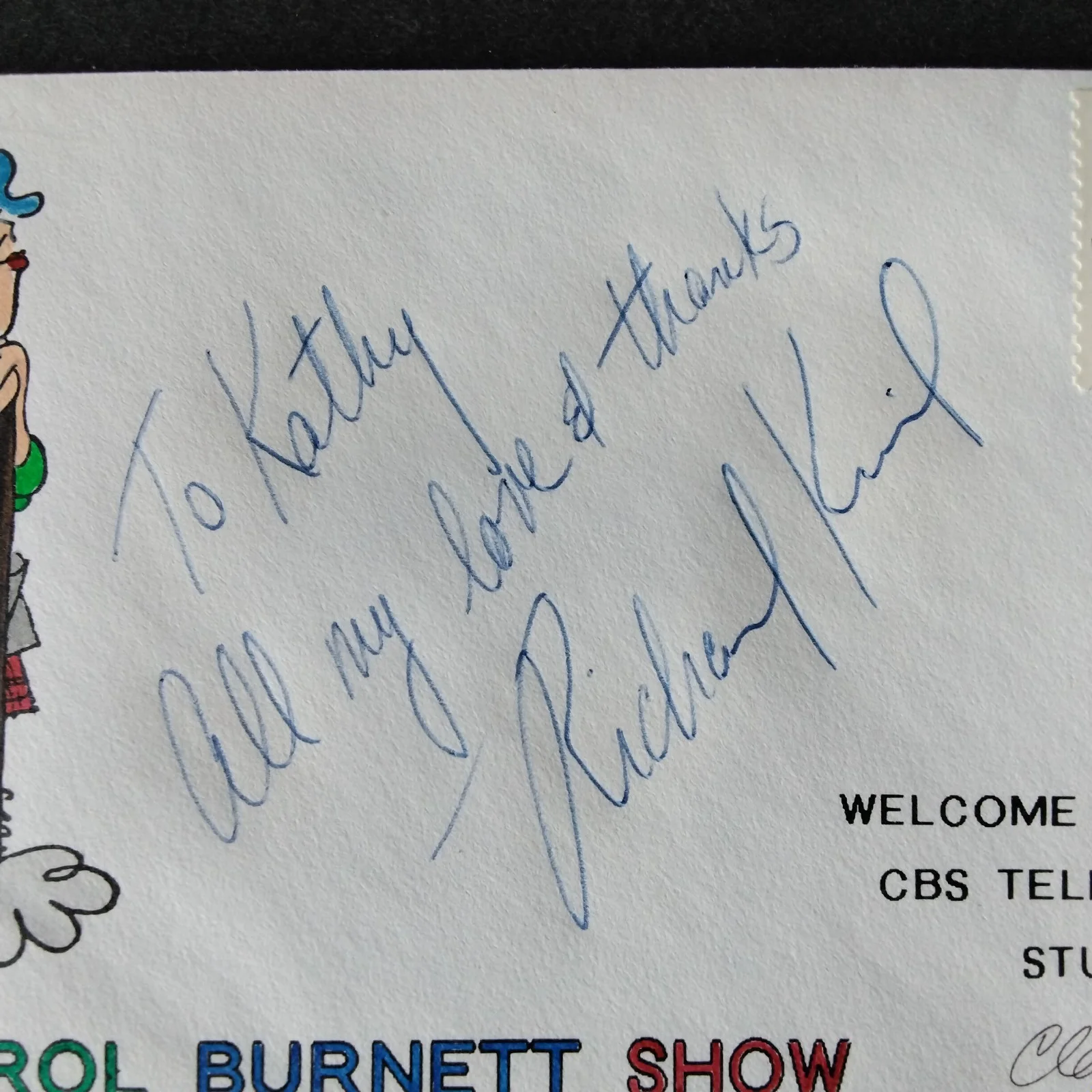 Richard Kiel SIGNED Envelope Photo Movie TV Actor James Bond 007 Silver Streak, image 5