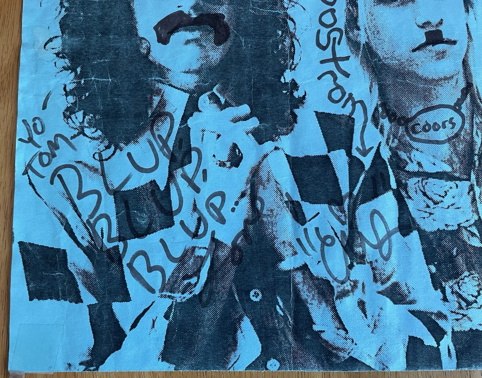 Meat Puppets Autograph Concert Poster Signed by Curt & Cris Kirkwood, D. Bostrom, изображение 5