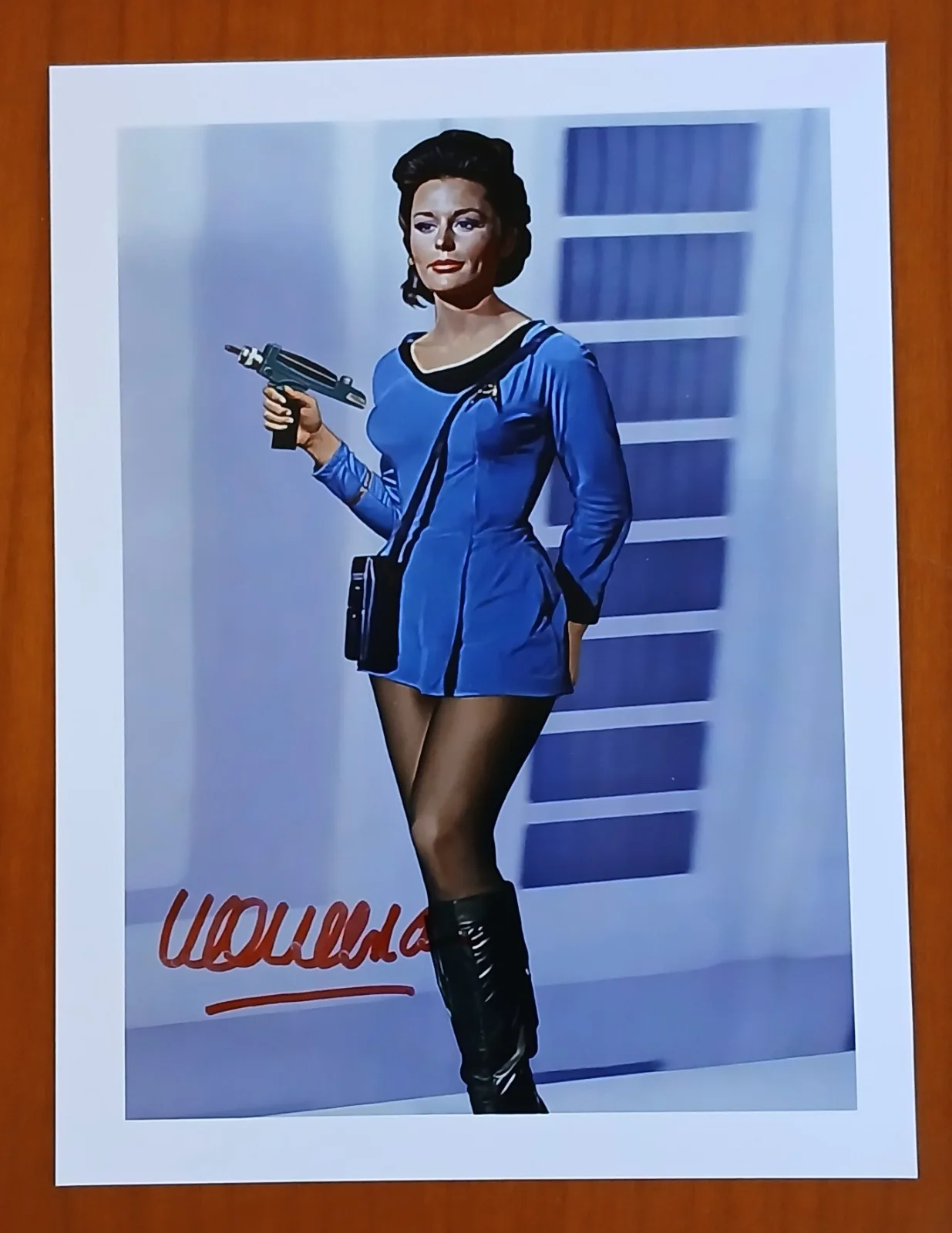 Marianna Hill — Marianna Hill, Star Trek, Dr.Noel, Signed Autographed Photo 8x6 in, image 2