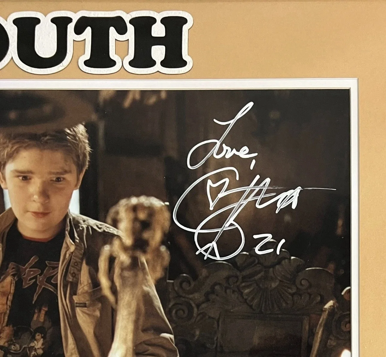 Corey Feldman — Corey Feldman autographed signed inscribed 16x20 framed photo The Goonies JSA, image 2