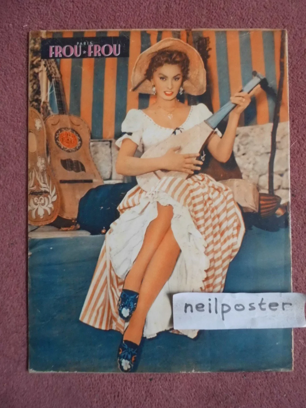 FROU FROU (1950s) French mag SOPHIA LOREN, LILLY CHRISTINE, изображение 4