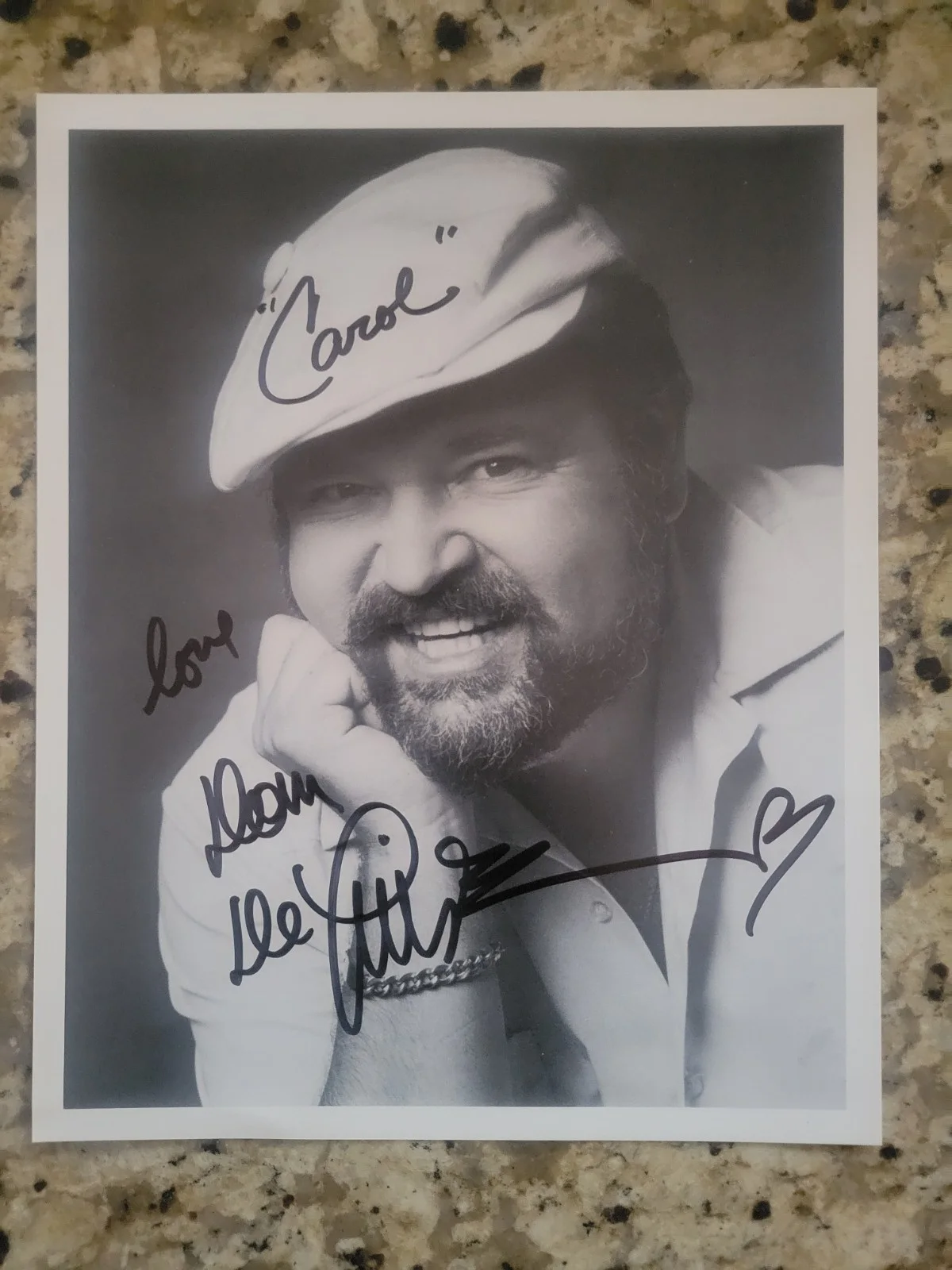 Dom Deluise — Dom Deluise Autographed 8x10 Photo Edith Signed Picture