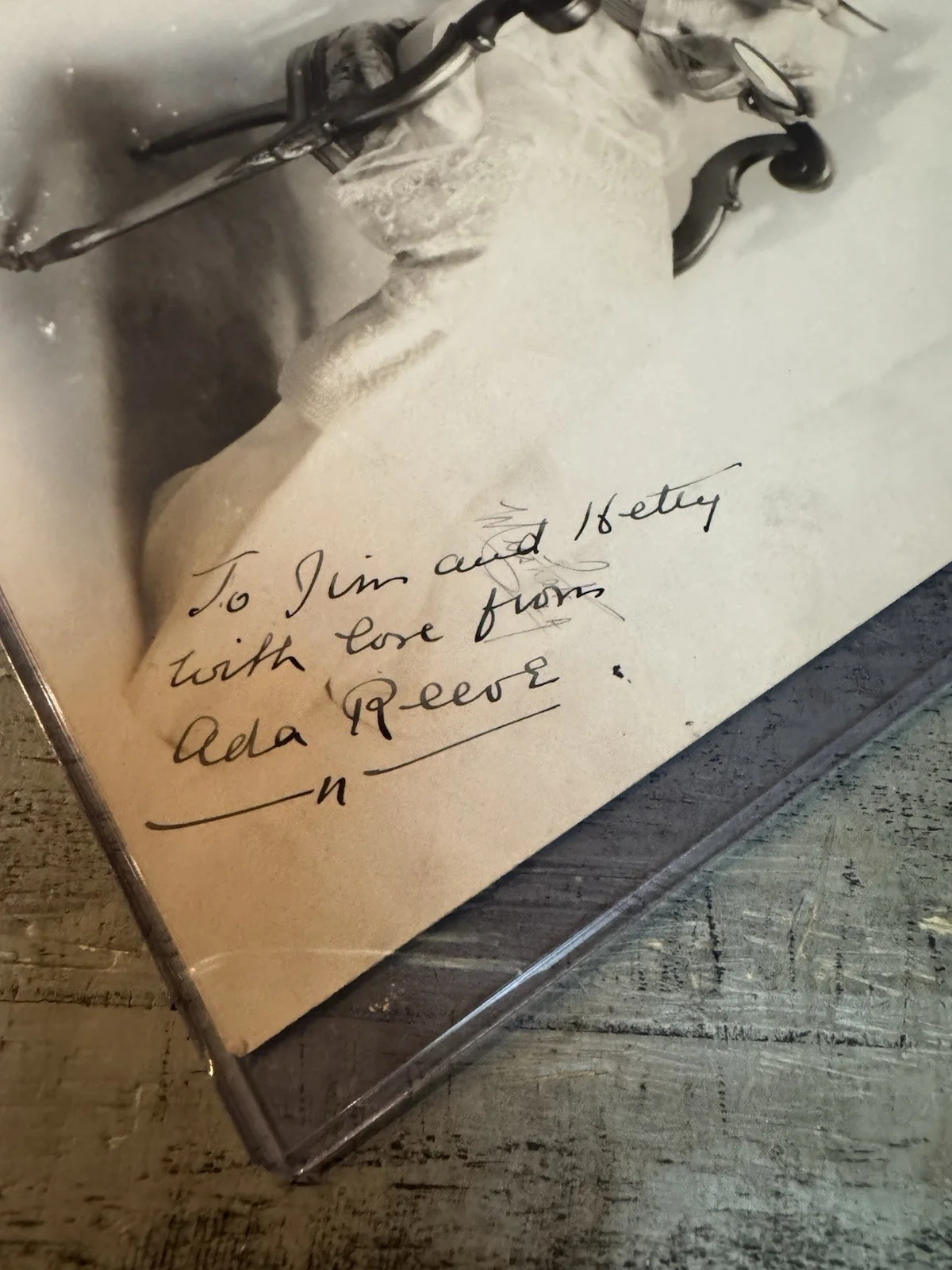 Ada Reeve — ADA REEVE SIGNED VINTAGE 1920s ORIGINAL DBLWT PHOTOGRAPH AUTOGRAPHED COA, изображение 2