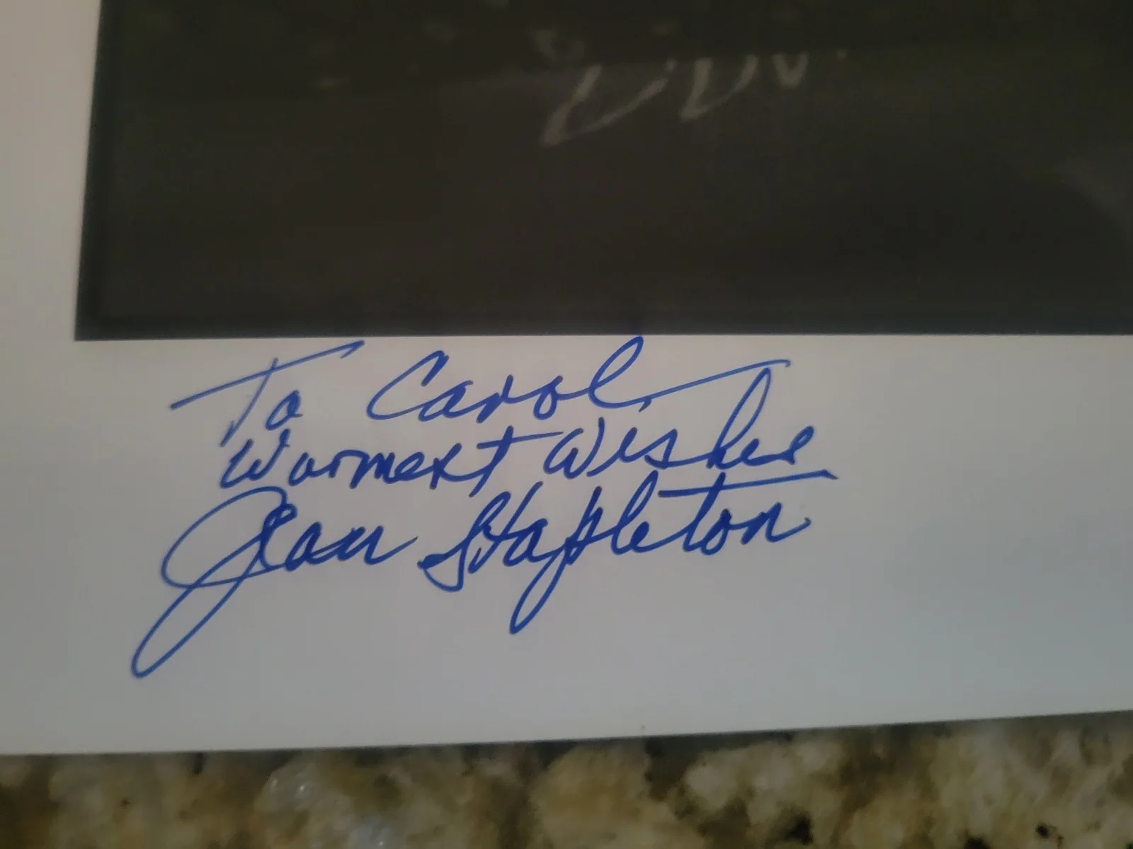 Jean Stapleton — Edith Stapleton Autographed 8x10 Photo Edith Signed Picture, image 2