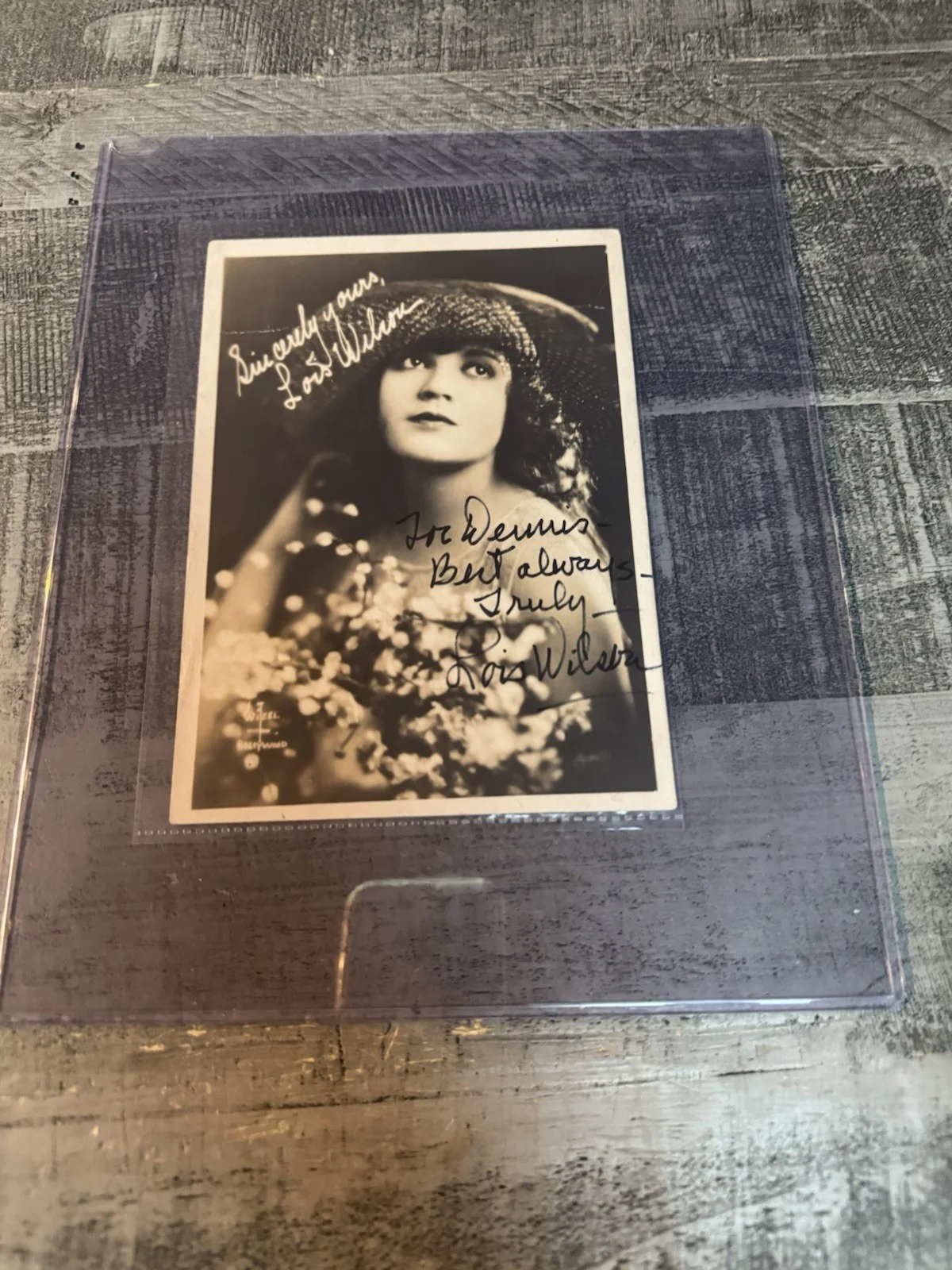 Lois Wilson — LOIS WILSON SIGNED VINTAGE 1920s ORIGINAL DBLWT PHOTOGRAPH AUTOGRAPHED COA