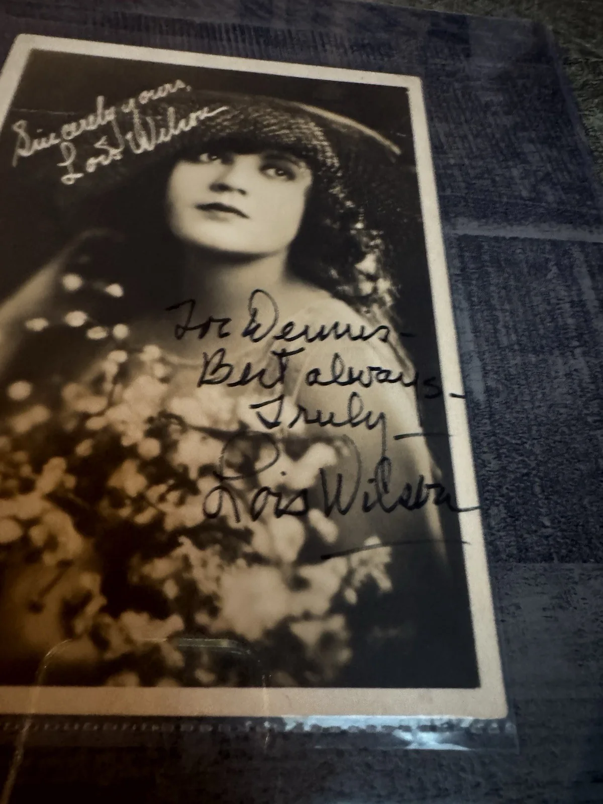 Lois Wilson — LOIS WILSON SIGNED VINTAGE 1920s ORIGINAL DBLWT PHOTOGRAPH AUTOGRAPHED COA, изображение 2