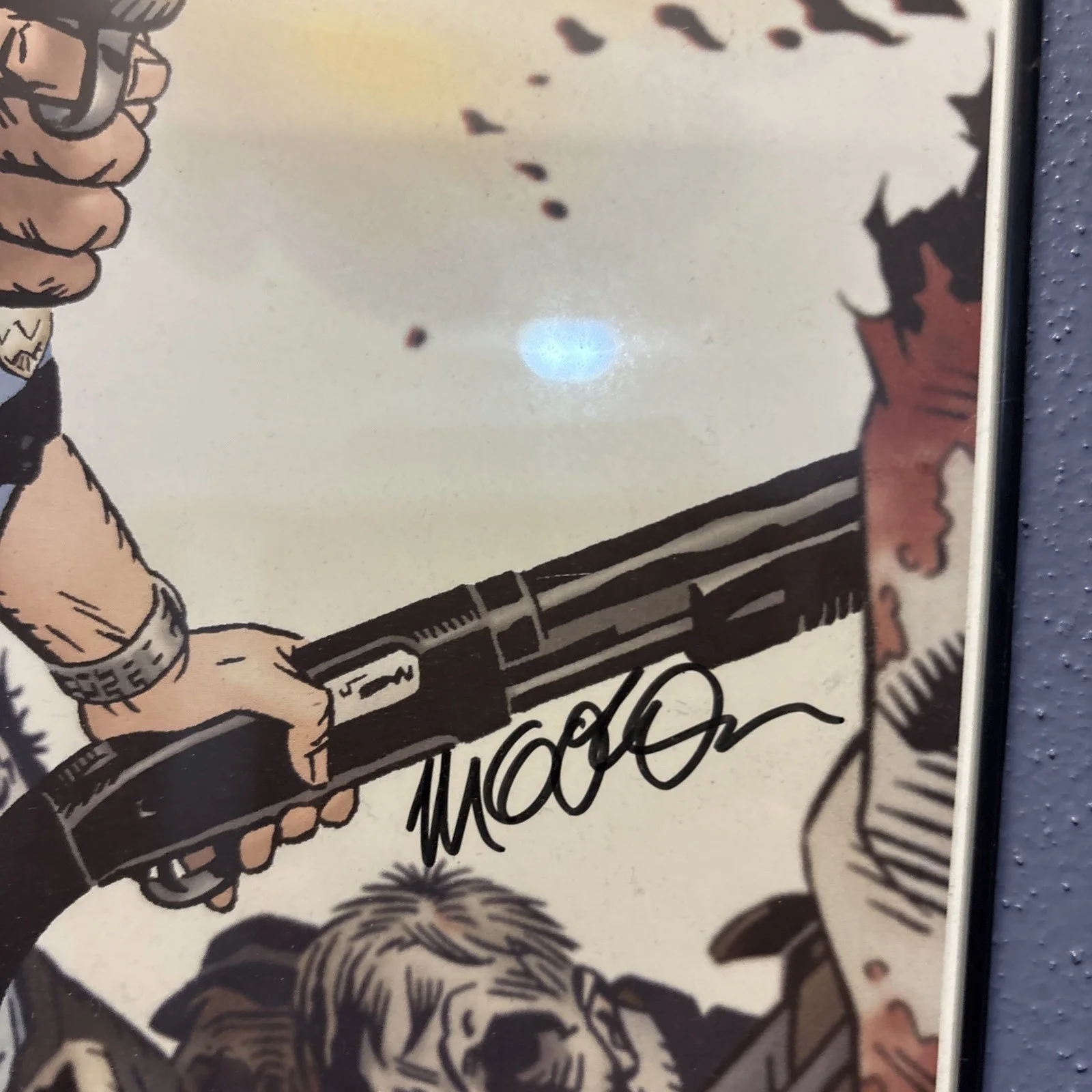 Michael Golden signed authentic autographed 12x18 print, image 2