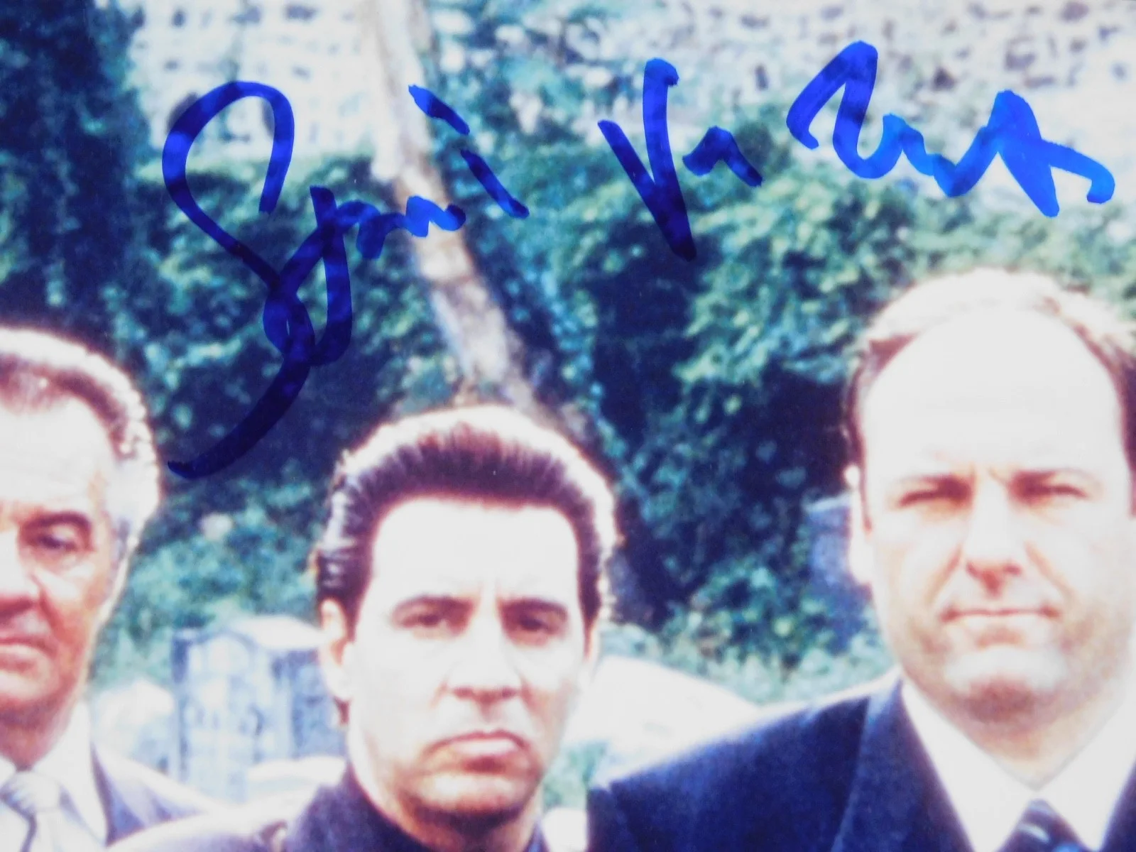 James Gandolfini — James Gandolfini, Micheal Imperioli, and Van “The Sopranos" Signed 8x10 JSA COA, image 3