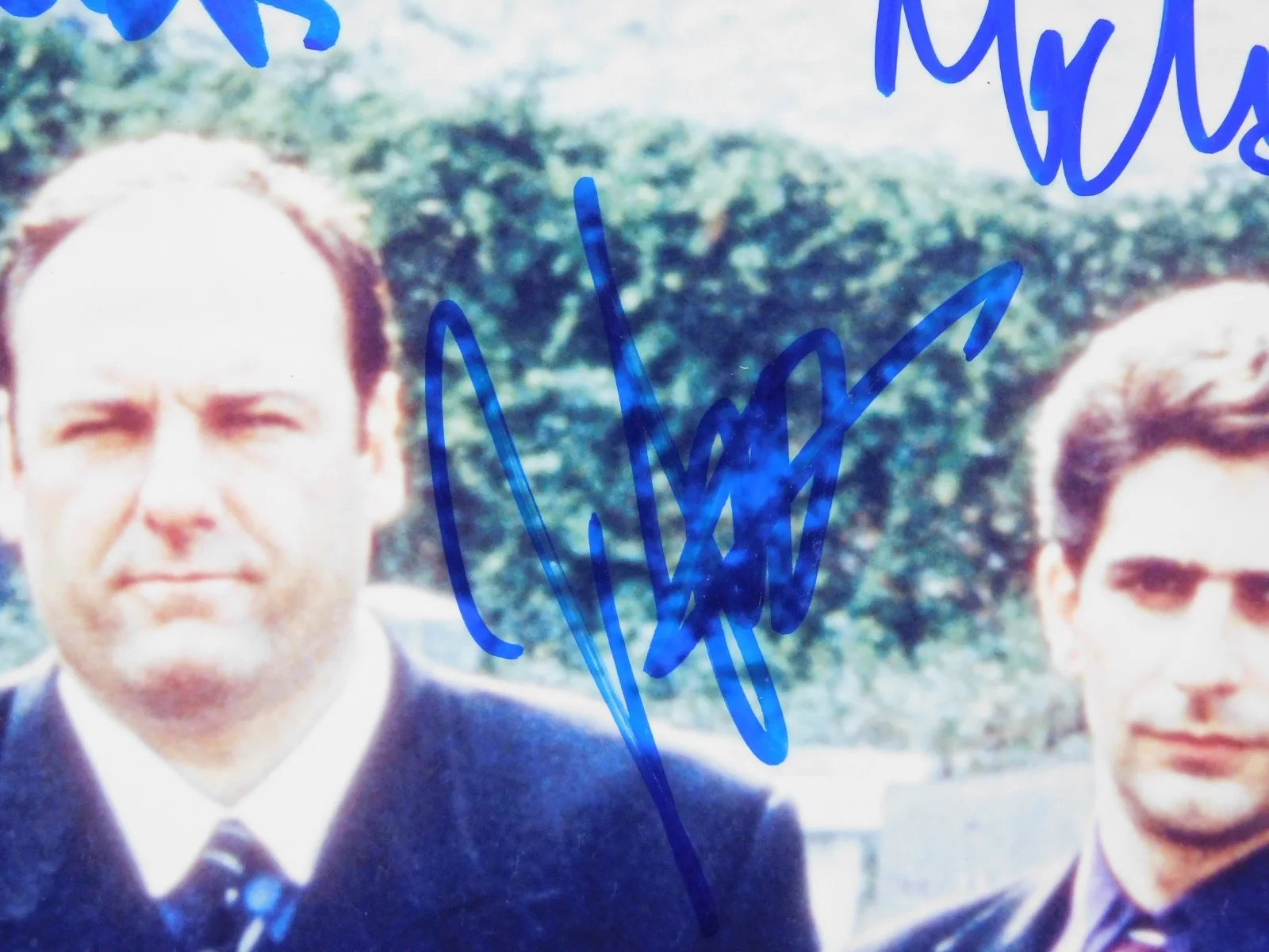 James Gandolfini — James Gandolfini, Micheal Imperioli, and Van “The Sopranos" Signed 8x10 JSA COA, image 4