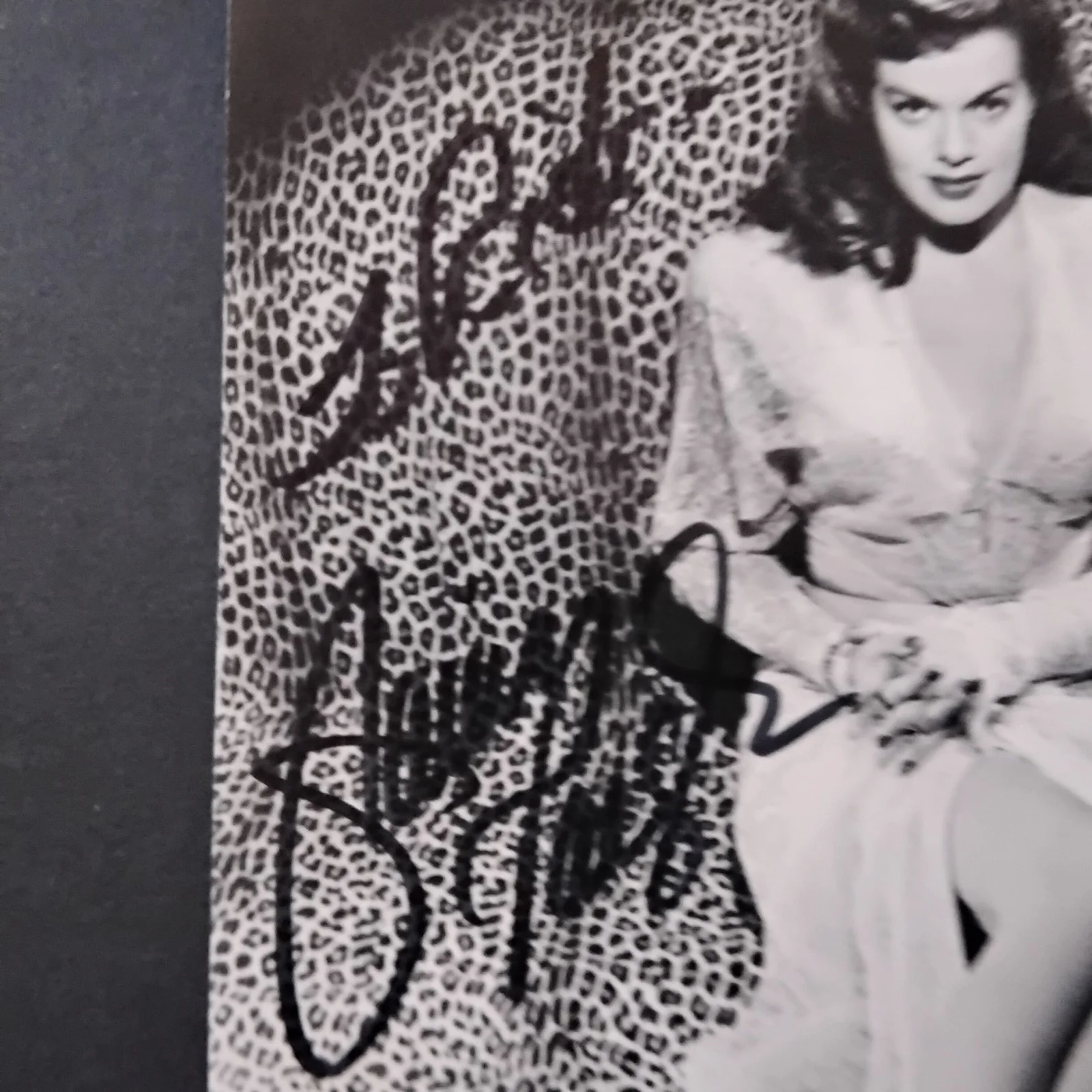 Janis Paige Signed Photo 50s Movie TV Actress Silk Stockings Romance High Seas, изображение 4