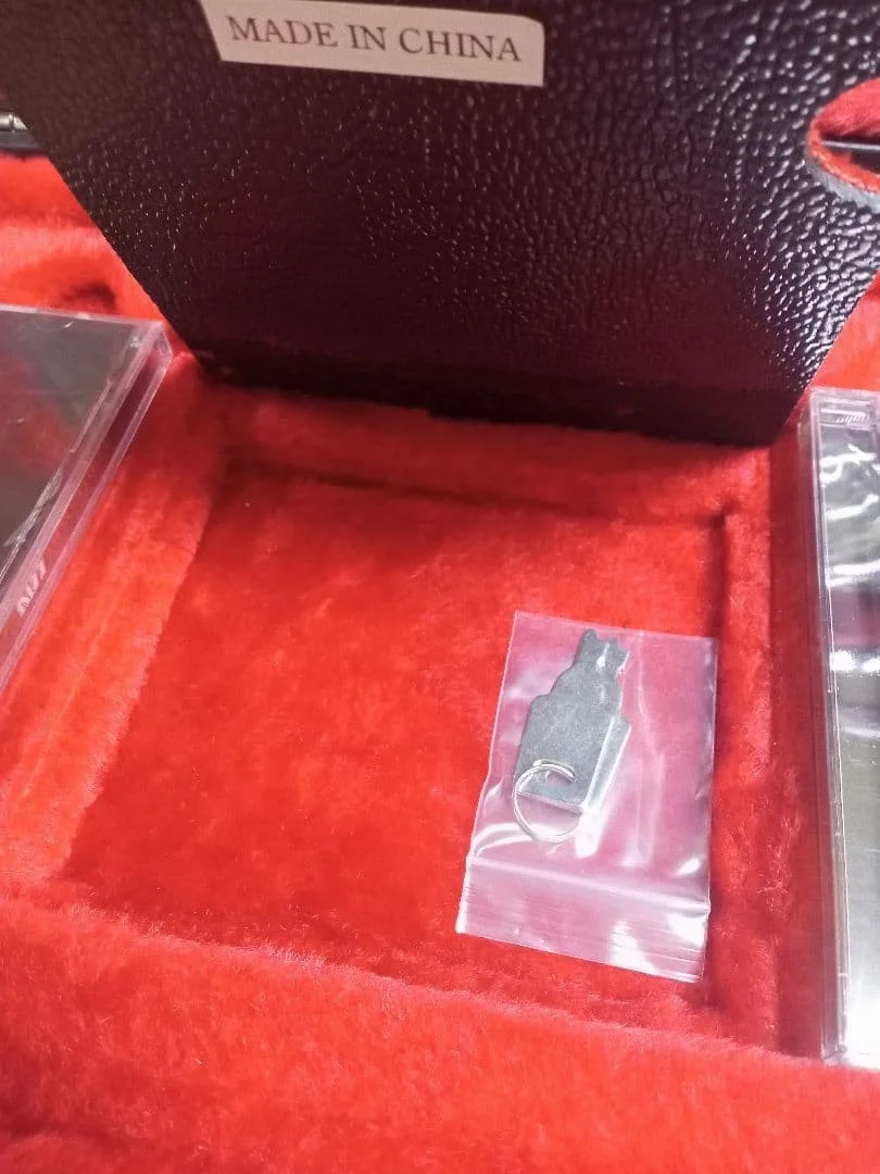 KISS Official 5CD set with Booklet, Hell's Guitar Case Shaped Box Set with Keys, image 5