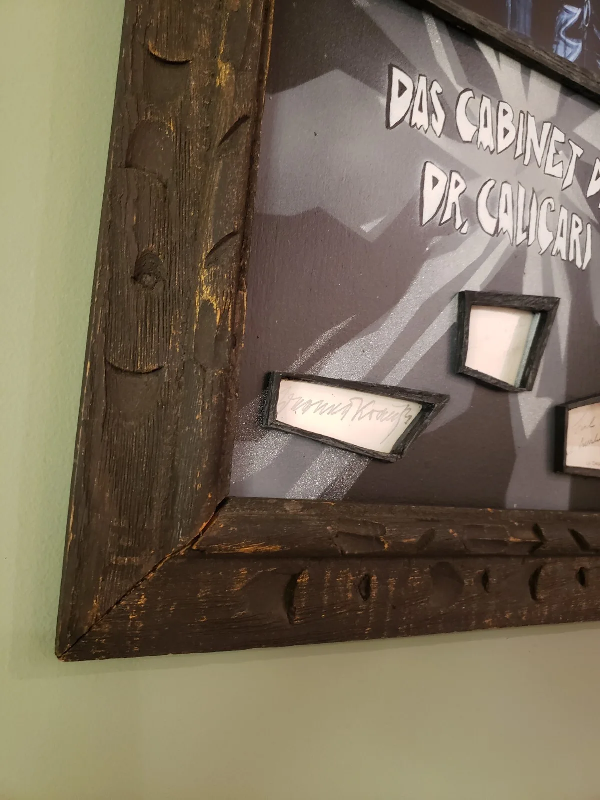 CABINET OF DR. CALIGARI 3x Original Autographs Signed Framed Display, изображение 2