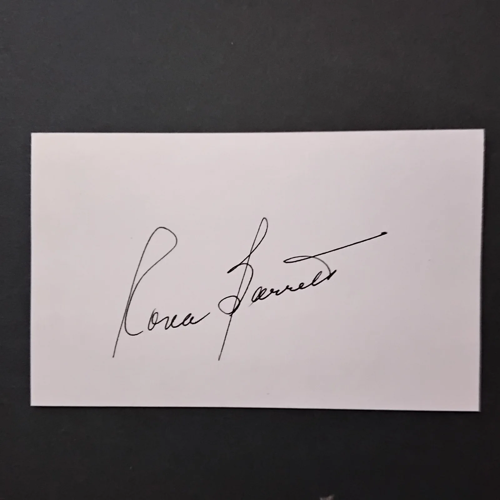 Rona Barrett SIGNED Card Photo Movie TV Actress Hollywood Gossip Columnist, изображение 3
