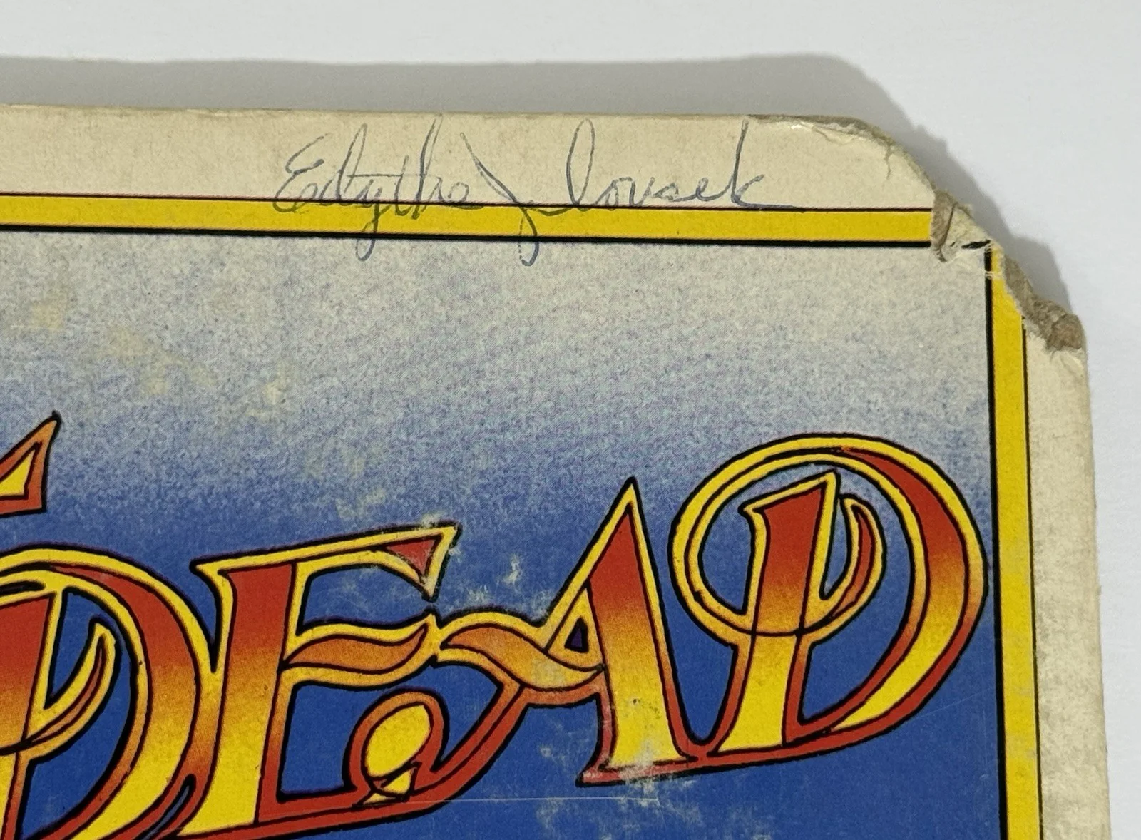 Bob Weir signed Grateful Dead Album Mickey Hart vinyl live lp Psa Dna loa, image 4