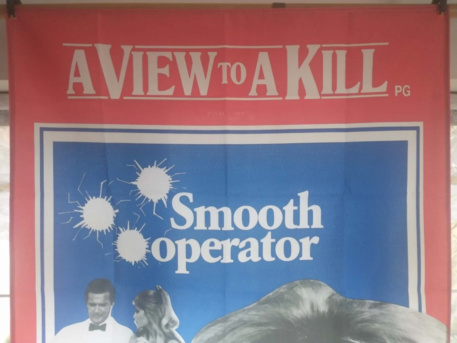 James Bond - A View to a Kill - Promotional Poster Artwork as a Large Flag, изображение 2
