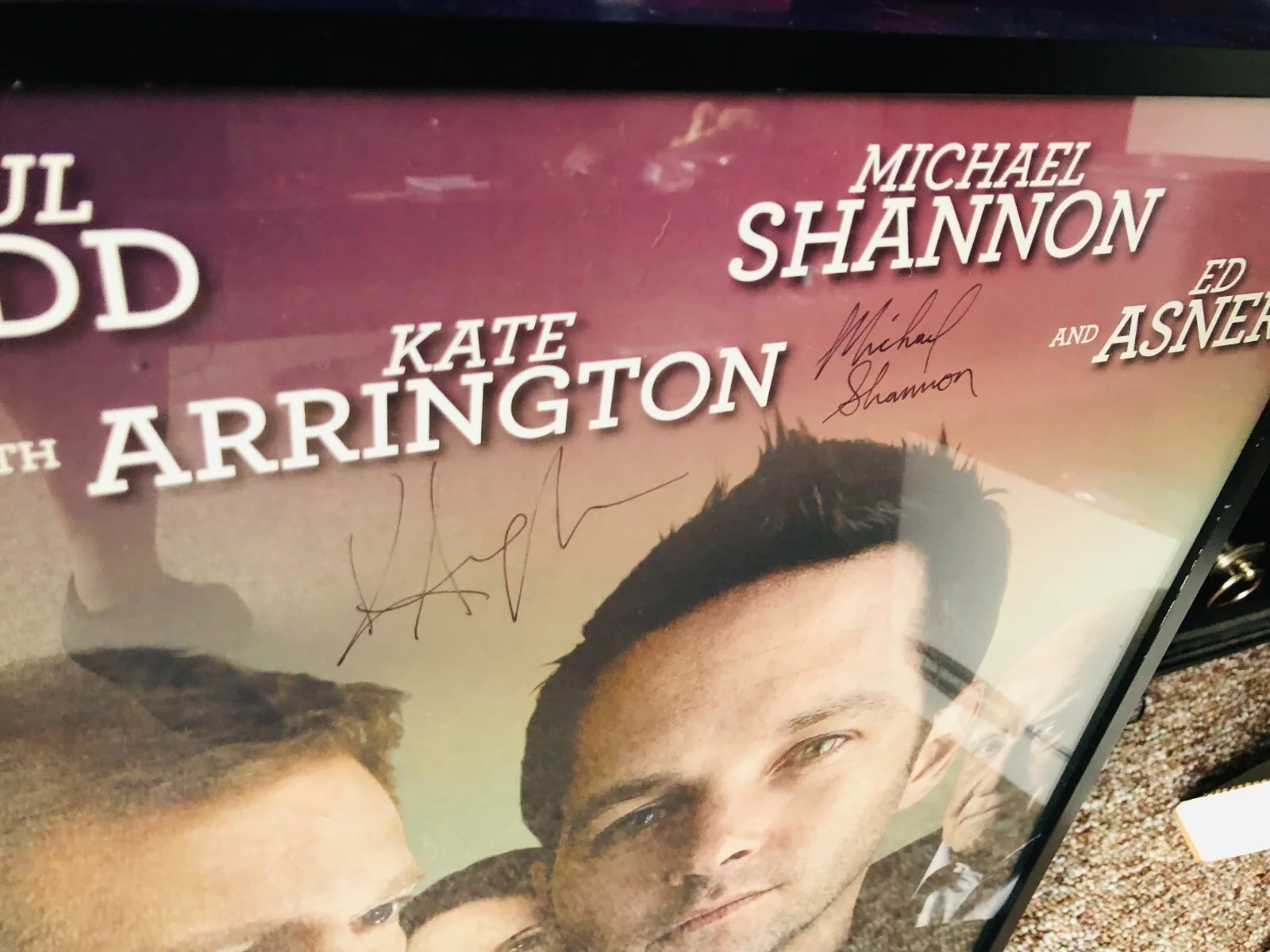 Grace - Broadway Musical Paul Rudd Ed Asner Poster - Cast Signed & Framed Mint, изображение 2