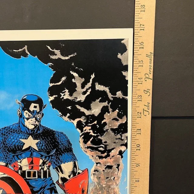 Poster Watkins 07 Captain America & Ironman Signed 17" x 11", image 5