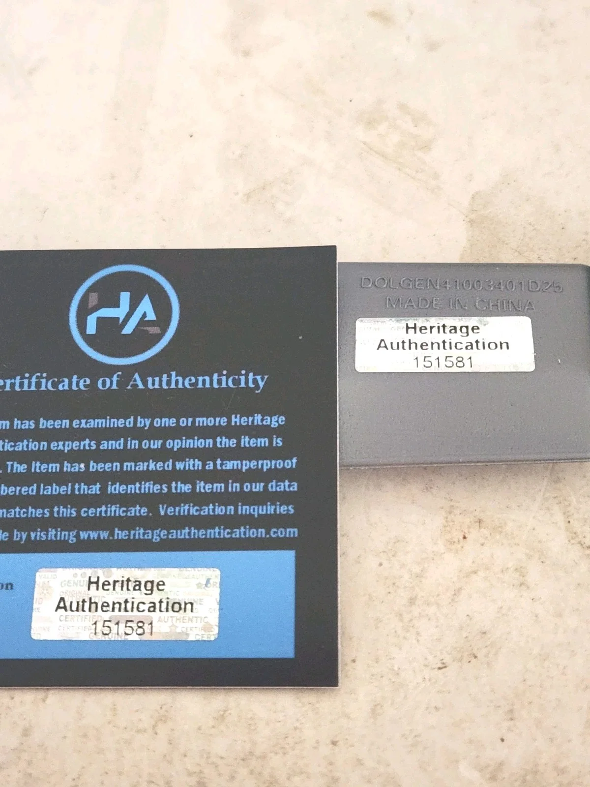 Ari Lehman — Ari Lehman Autographed Toy Knife With Certification, image 2